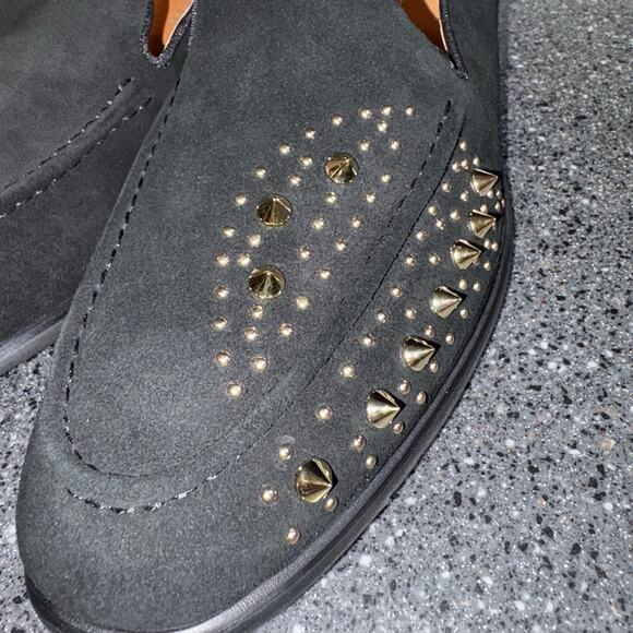 Elanroman Black Suede Luxury Men Shoes Size 13 Or Europe 47 New Open Box Prom main image 11